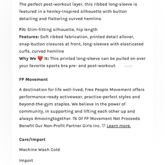 NEW Free People Movement Rally Printed Layer Long Sleeve - Picture 5 of 14